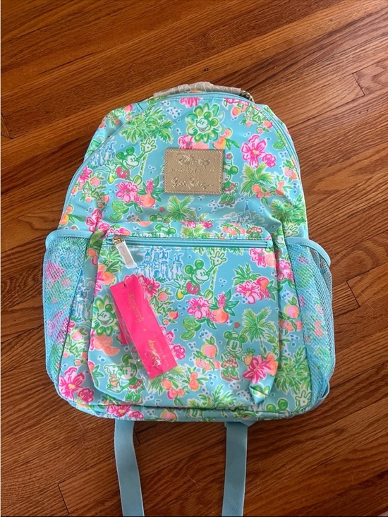 Disney X Lilly Pulitzer Handbags - Disney Parks x Lilly Pulitzer Backpack Mickey & Minnie Mouse Cinderella Castle